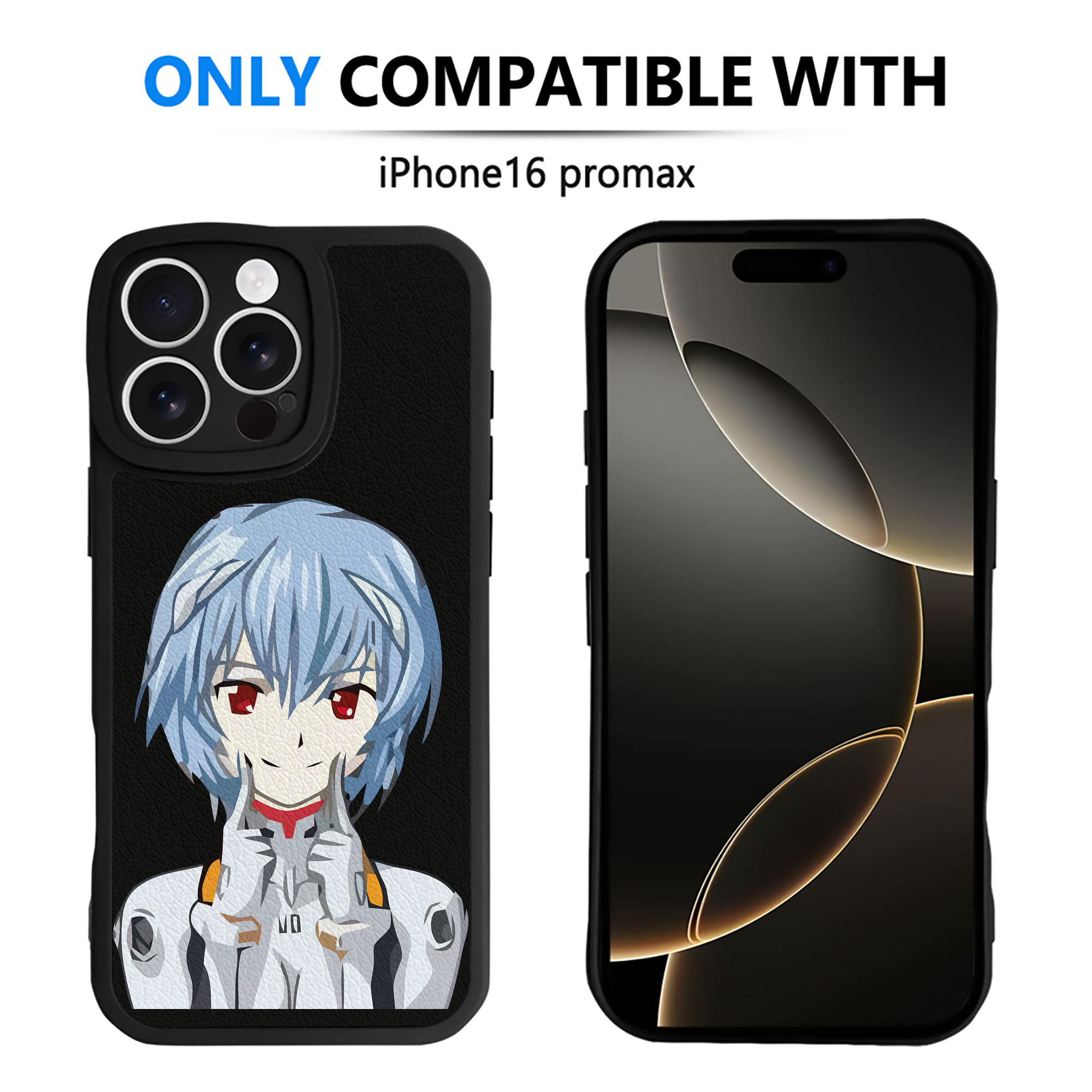 （画像用） EVA 新世紀エヴァンゲリオン 【iPhone 16シリーズ対応】シリコンスマホケース（レザー調） 材質：シリコン